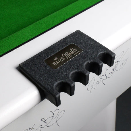 Baize Master Weighted Rubber Cue Holder – Table Edge Mount (4 or 5 Cue Slots)