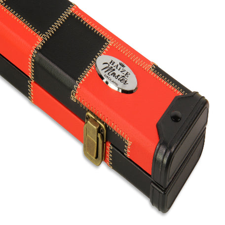 Baize Master 3/4 Deluxe PATCH Cue Case with Plastic Ends & Metal Badge (Various Designs)