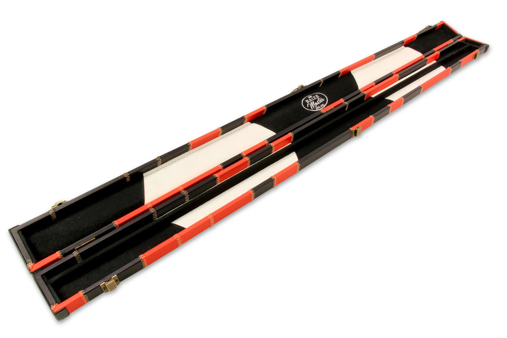 Baize Master 3/4 Deluxe PATCH Cue Case with Plastic Ends & Metal Badge (Various Designs)