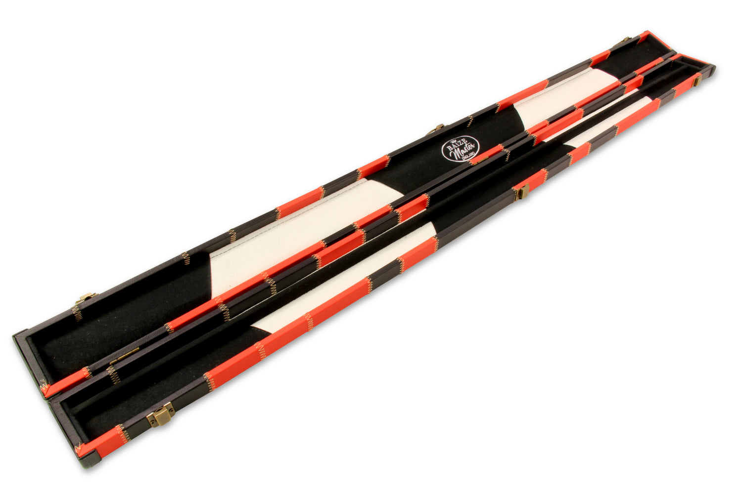 Baize Master 3/4 Deluxe PATCH Cue Case with Plastic Ends & Metal Badge (Various Designs)