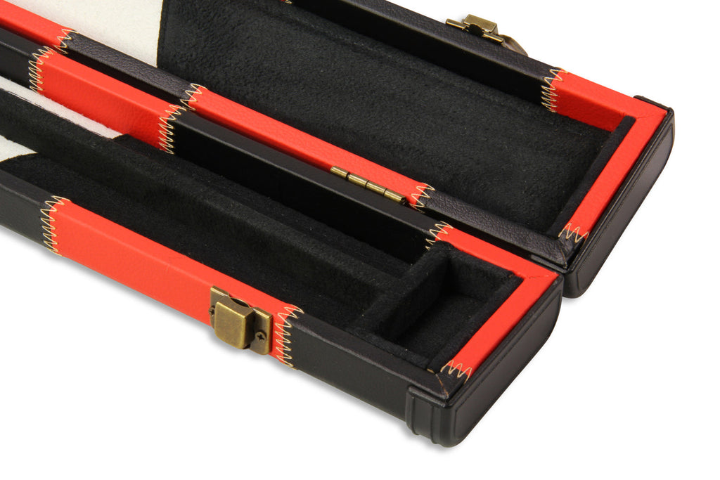Baize Master 3/4 Deluxe PATCH Cue Case with Plastic Ends & Metal Badge (Various Designs)
