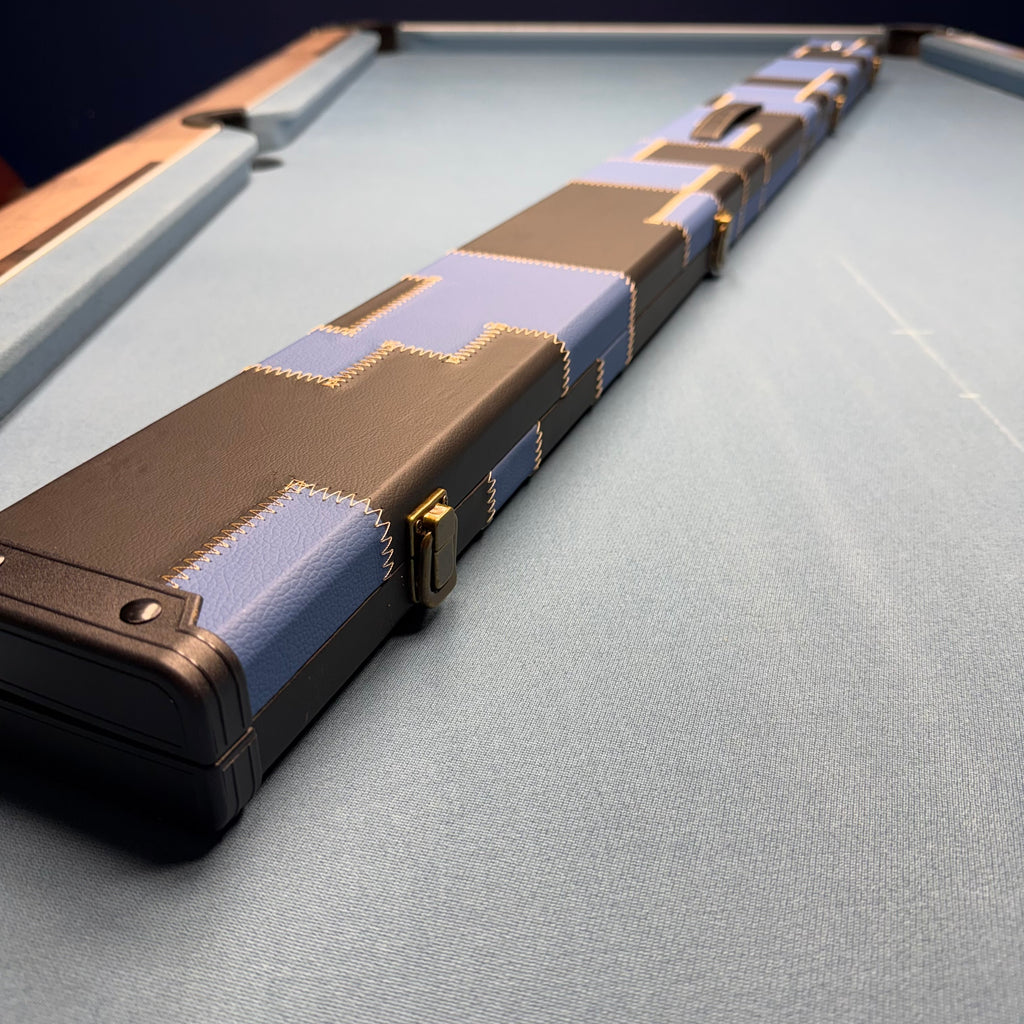 Baize Master 3x 1-Piece 57" Cue Case - Blue & Black