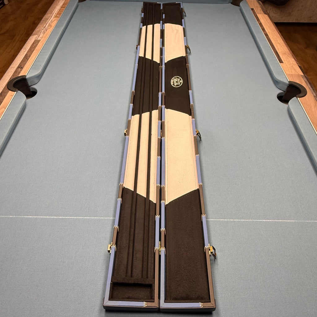 Baize Master 3x 1-Piece 57" Cue Case - Blue & Black