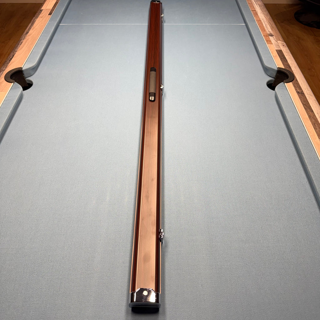 2x 1-Piece 57" Aluminium Cue Case - Limited Edition Wood Effect