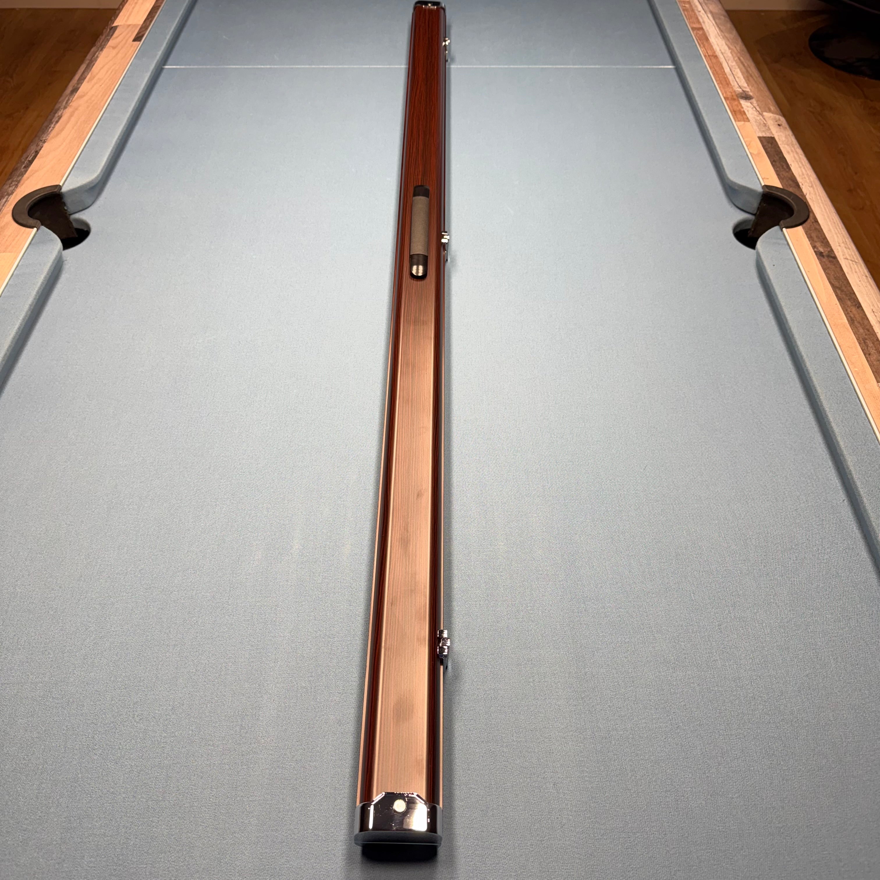 2x 1-Piece 57" Aluminium Cue Case - Limited Edition Wood Effect