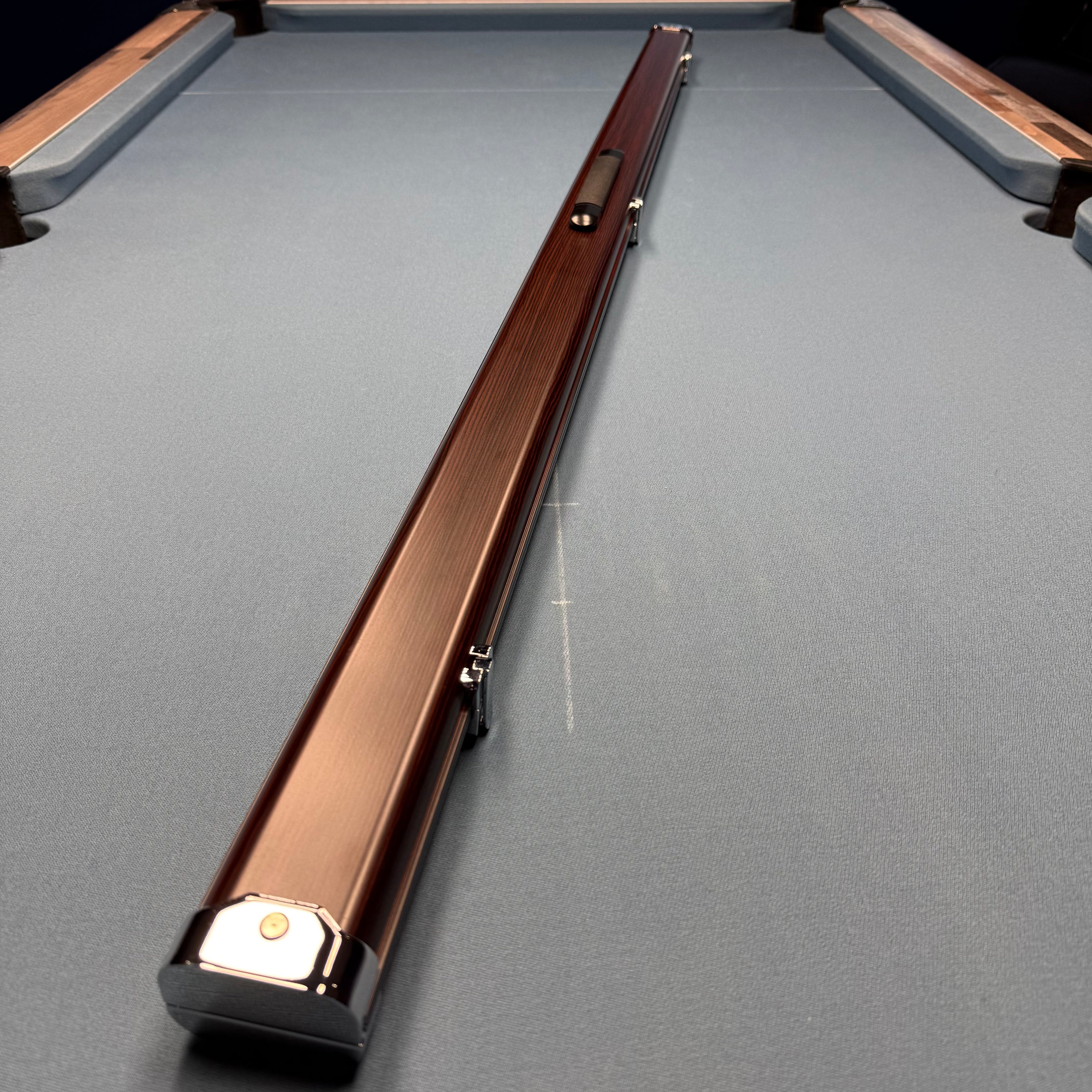 2x 1-Piece 57" Aluminium Cue Case - Limited Edition Wood Effect