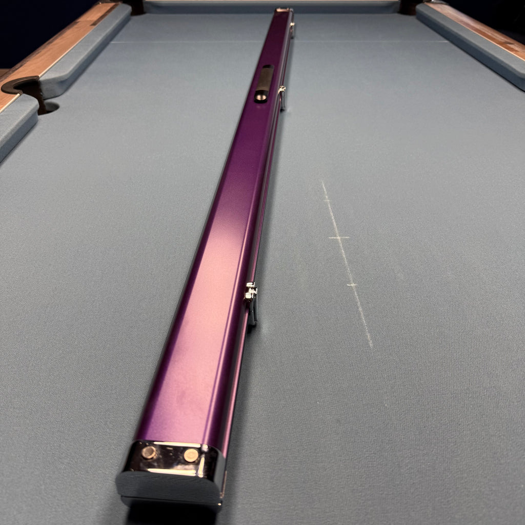 2x 1-Piece 57" Aluminium Cue Case - Purple