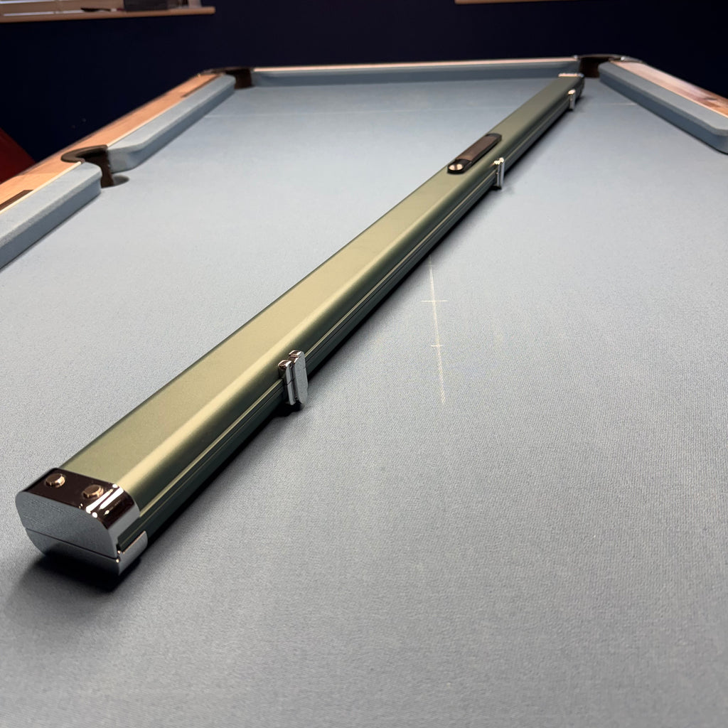 2x 1-Piece 57" Aluminium Cue Case - Green