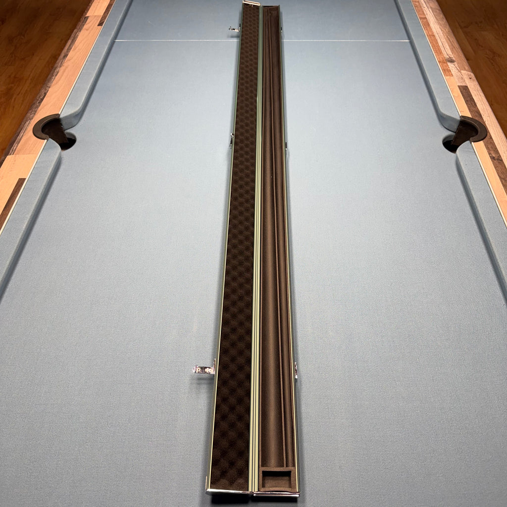 2x 1-Piece 57" Aluminium Cue Case - Green