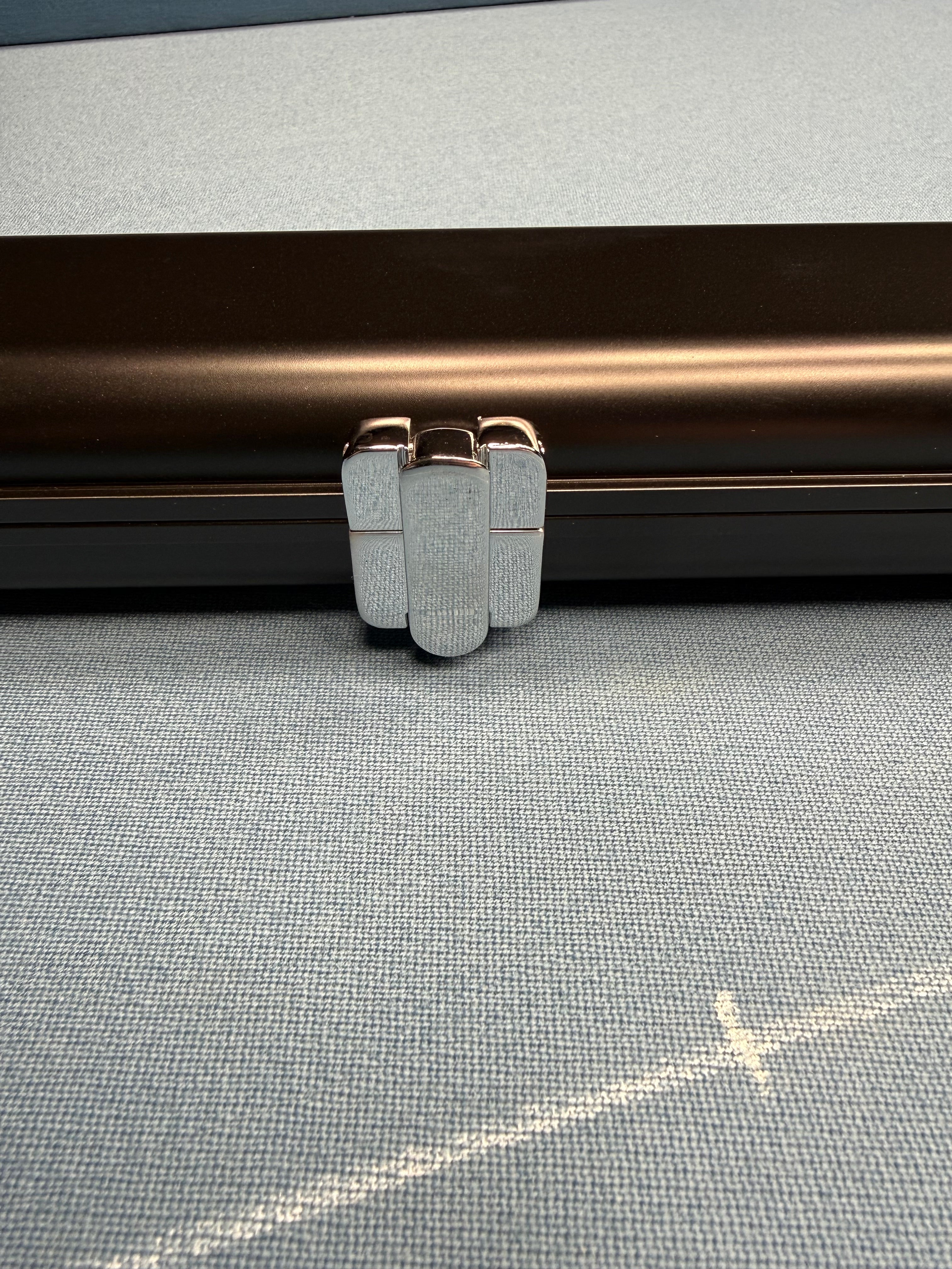 2x 1-Piece 57" Aluminium Cue Case - Black