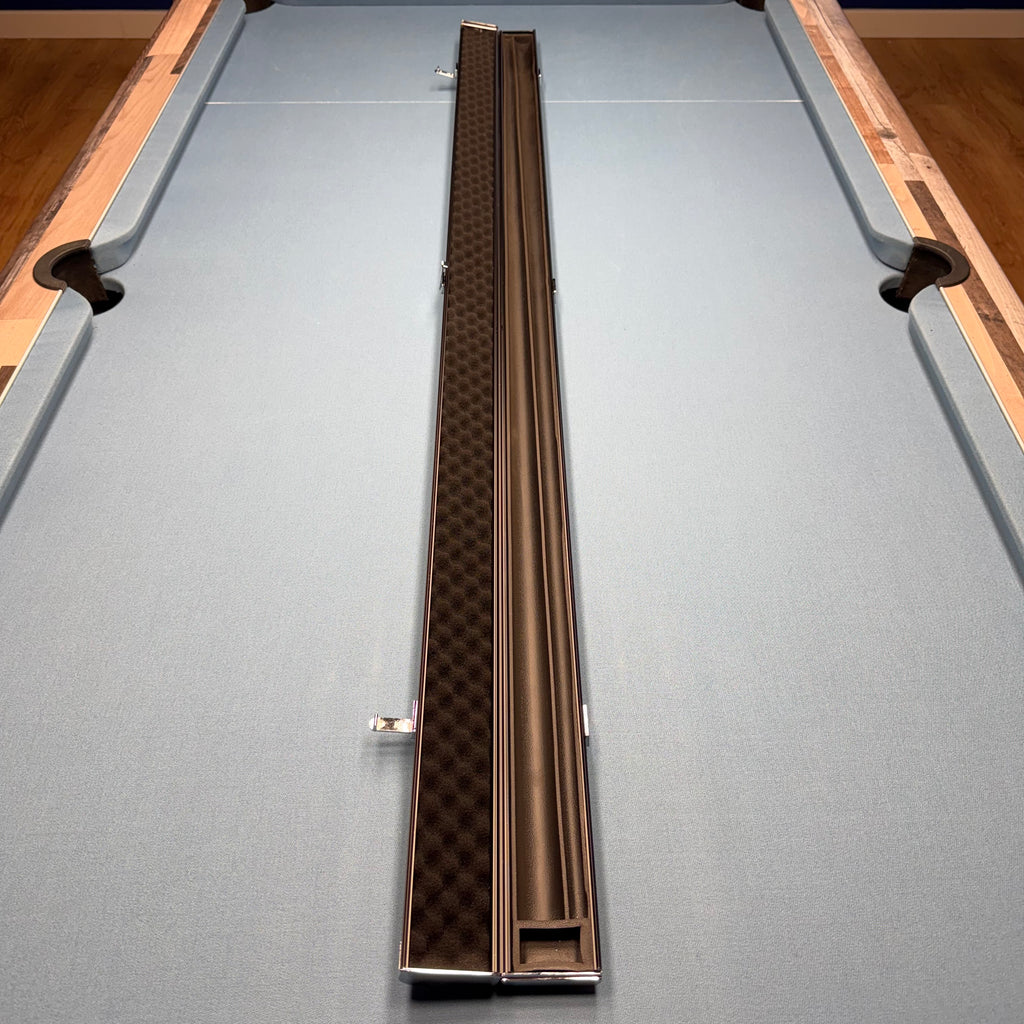 2x 1-Piece 57" Aluminium Cue Case - Black