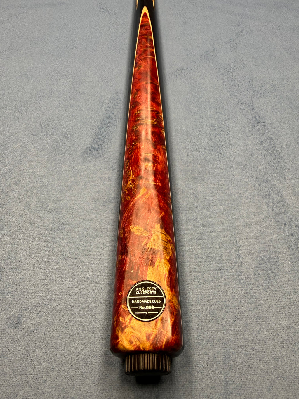 Anglesey Cuesports Red Peacock Cue 006