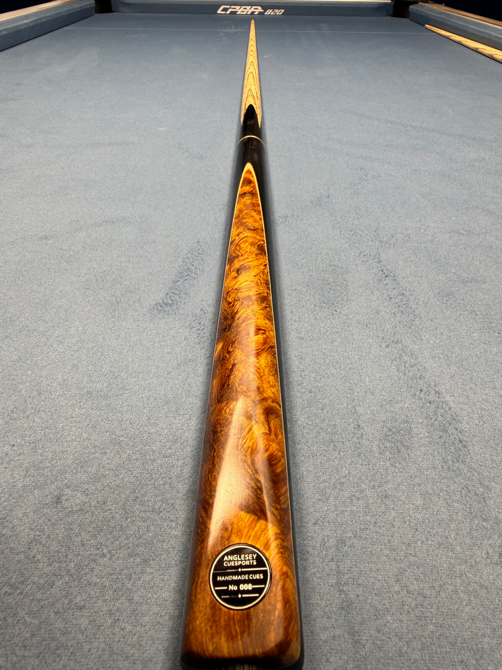 Anglesey Cuesports Gold Peacock Cue 008