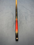 PRO147 Red Fire Eclipse ¾ Joint Snooker & Pool Cue with PRO147 Layered Tip