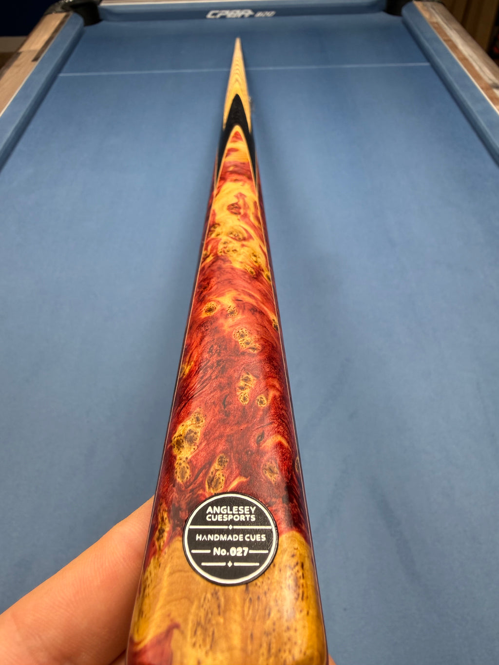 Anglesey Cuesports Handmade Cue No.027 - ash shaft detail